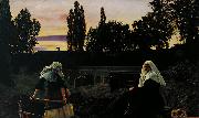 Sir John Everett Millais The Vale of Rest oil on canvas